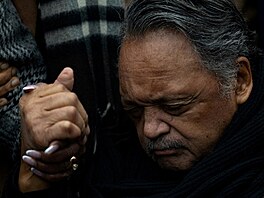 Americký �erno�ský baptistický pastor a bojovník za lidská práva Jesse Jackson...