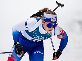 Tereza Vinklárková ve vytrvalostním závodu na 15 kilometr�. (11. února 2026)