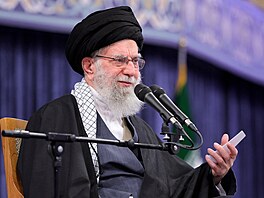 Nejvy��í duchovní v�dce Íránu Alí Chameneí (17. února 2026)