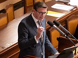 P�edseda ODS Martin Kupka p�i projednávání státního rozpo�tu na rok 2026 (11....