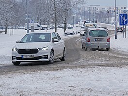 Sn�hová nadílka ve ��á�e nad Sázavou (17. února 2026)