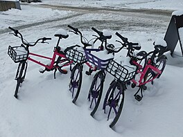 Sn�hová nadílka v Jihlav� (17. února 2026)