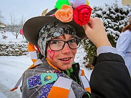 V Doudlebech na �eskobud�jovicku si v ned�li u�ívali tradi�ní masopustní...