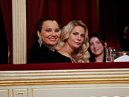 Here�ka Fran Drescherová na plese ve víde�ské Ope�e. (12. února 2026)