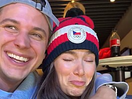 Andrea Bezd�ková a Sebastian Navrátil na ZOH 2026.