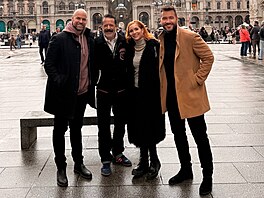 Marek Ztracený, Ji�í Langmajer, Hana Vágnerová a Radek Smole�ák na ZOH 2026.