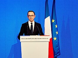 Bývalý francouzský ministr vnitra Bruno Retailleau oznámil kandidaturu na...
