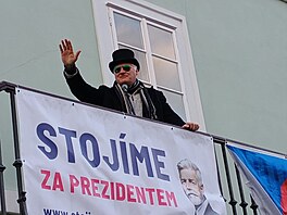 Jan Hábl jako Filip Turek p�i setkání v Novém M�st� nad Metují (15. února 2026)