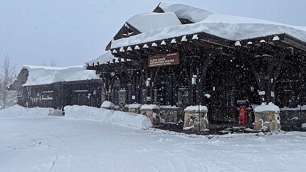 Oblast Soda Springs v Kalifornii, kde do�lo k p�du laviny. (18. �nora 2026)