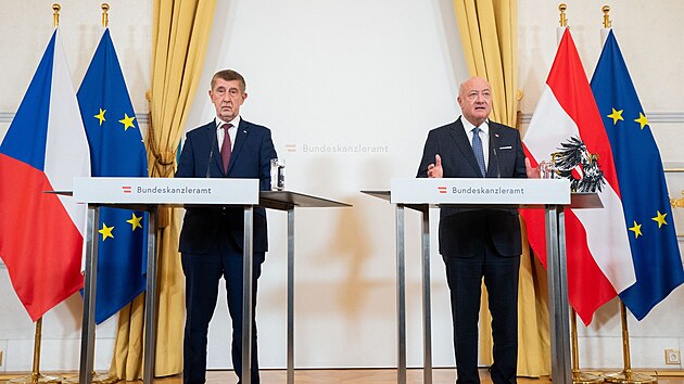 Babiš se setkal s rakouským kancléřem. Jednali o nelegální migraci i cenách energií