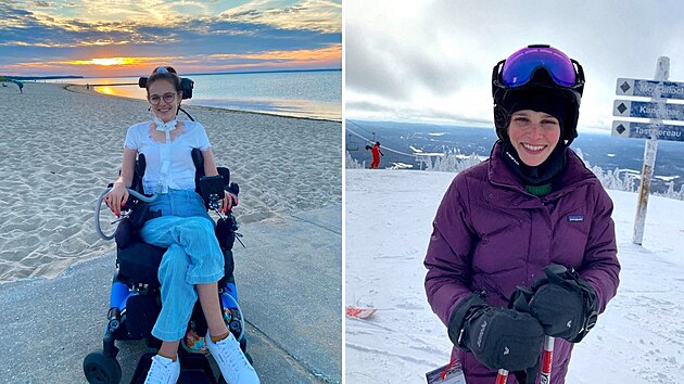 Po nehod� na ly��ch skon�ila �ena na voz�ku. Ve�ker� v�ci mus� d�lat nyn� �sty.