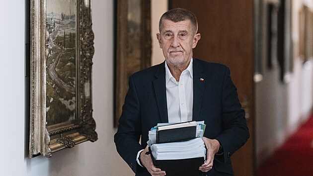 Jedn�n�  koali�n� rady ANO, SPD a Motorist�. Na sn�mku premi�r Andrej Babi� (ANO). (16. �nora 2026)