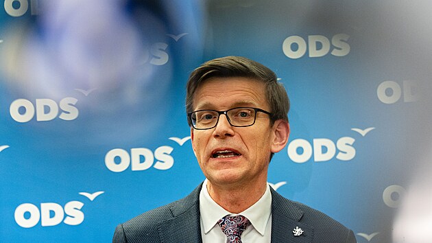 Tiskov� konference poslaneck�ho klubu ODS. Na sn�mku u mikrofonu Martin Kupka (ODS). (10. �nora 2026)
