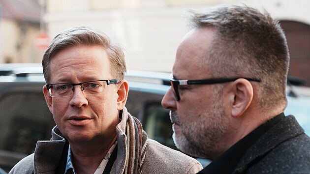 Michal Jagelka a Ale� Cibulka (vlevo). (10. �nora 2026)