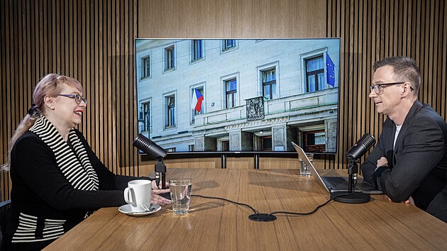 Hostem po�adu Rozst�el je ekonomka Ilona �vihl�kov�. (11. �nora 2026)