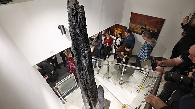 Slavnostn� odhalen� dubov�ho kmene nazvan�ho Eridanus, jeho� st��� p�esahuje 6 500 let, v Muzeu T�ineck�ch �elez�ren a m�sta T�ince. (17. �nor 2026)