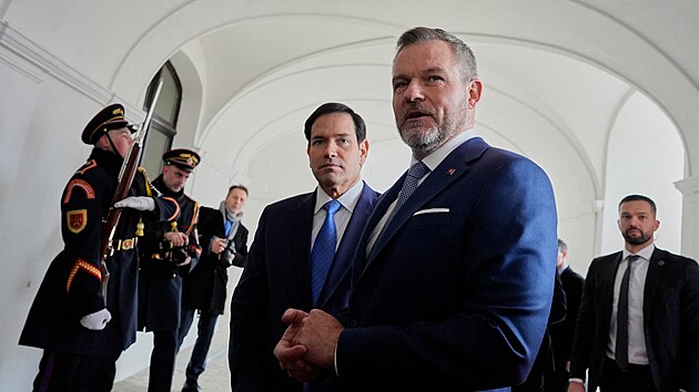 Americk� ministr zahrani�� Marco Rubio nav�t�vil Slovensko. (15. �nora 2026)