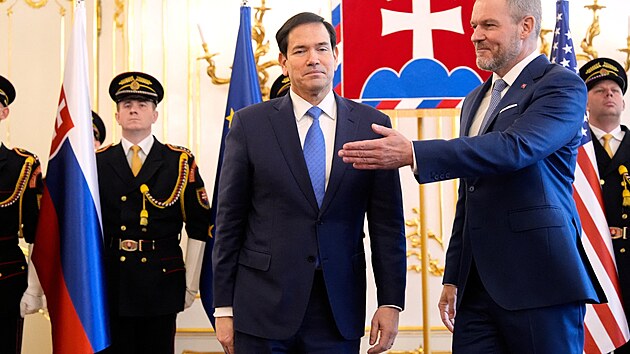 Americk� ministr zahrani�� Marco Rubio nav�t�vil Slovensko. (15. �nora 2026)