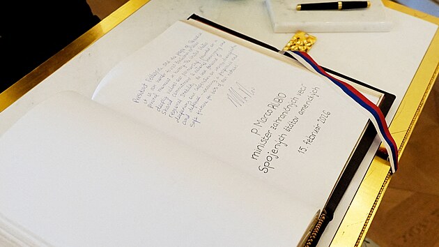 Americk� ministr zahrani�� Marco Rubio nav�t�vil Slovensko. (15. �nora 2026)