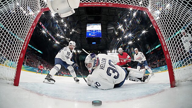 Damien Riat ze �v�carska st��l� prvn� g�l sv�ho t�mu. (12. �nora 2026)