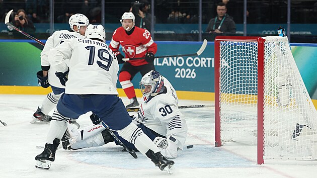 Damien Riat ze �v�carska st��l� prvn� g�l sv�ho t�mu (12. �nora 2026)