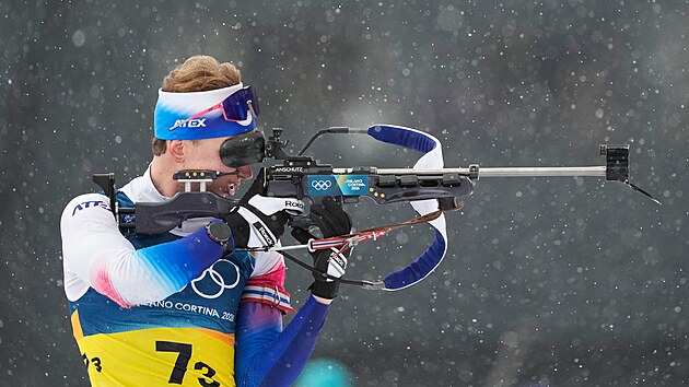 Petr H�k st��l� b�hem tr�ninku p�ed z�vodem. /17. �nora 2026)