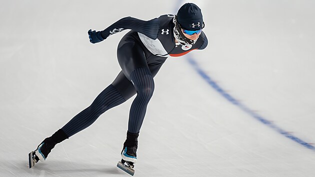 Martina Sáblíková vyrazila na trénink p�ed olympijským závodem na 5 kilometr�....