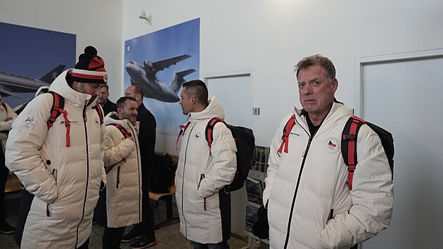 Kou� hokejist� Radim Rul�k po n�vratu z olympijsk�ch her v Mil�n�.