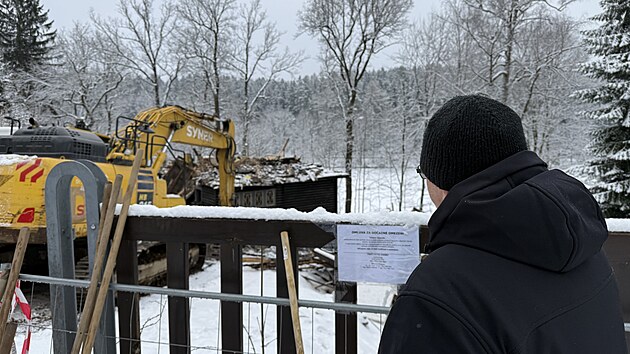 V Liberci demoluj� Strossovu chatu. (17. �nora 2026)