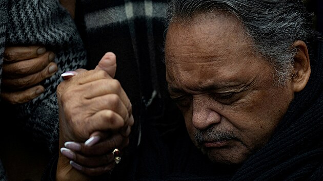 Americk� �erno�sk� baptistick� pastor a bojovn�k za lidsk� pr�va Jesse Jackson (25. b�ezna 2025)