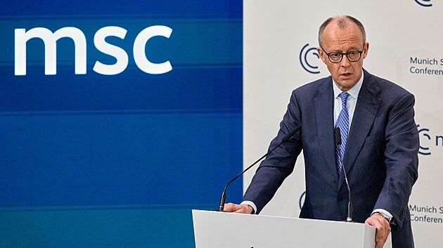 N�meck� kancl�� Friedrich Merz na Mnichovsk� bezpe�nostn� konferenci (13. �nora 2026)