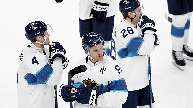 Zklaman� Finov� po prohran�m z�pase se Slov�ky. (11. �nora 2026)