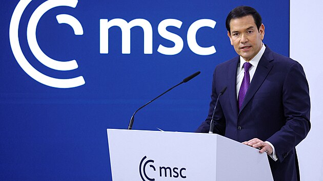 Americk� ministr zahrani�� Marco Rubio (14. �nora 2026)