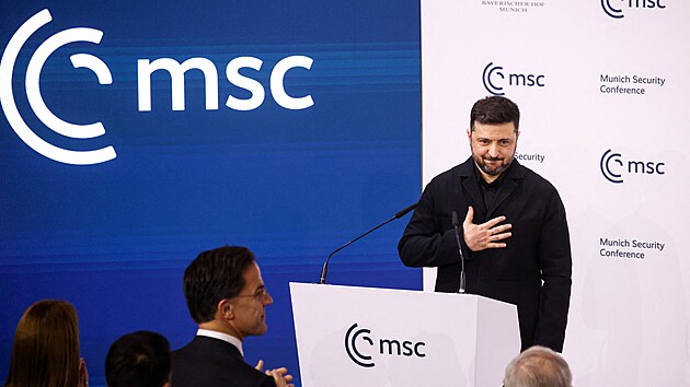 Ukrajinsk� prezident Volodymyr Zelenskyj (14. �nora 2026)