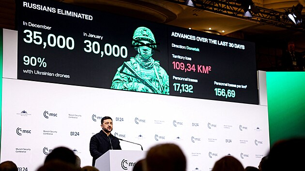 Ukrajinsk� prezident Volodymyr Zelenskyj (14. �nora 2026)