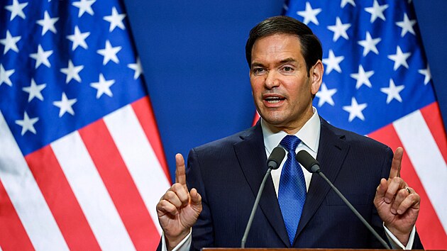 Americký ministr zahrani�í Marco Rubio (16. února 2026)