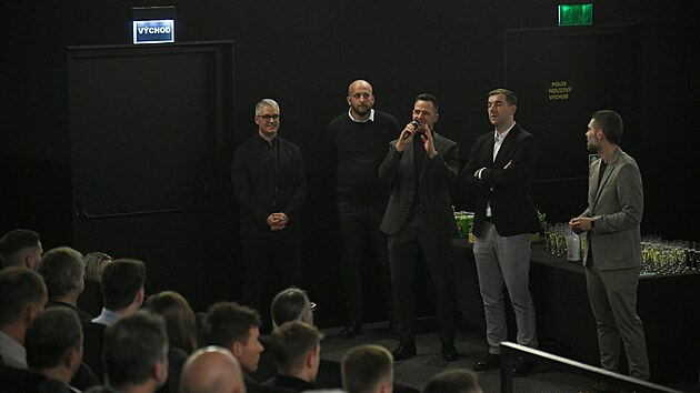 Teplice, 11.2. 2026, P�edstaven� projektu St�nadla 2.0, rekonstrukce fotbalov�ho stadionu na St�nadlech v Teplic�ch.