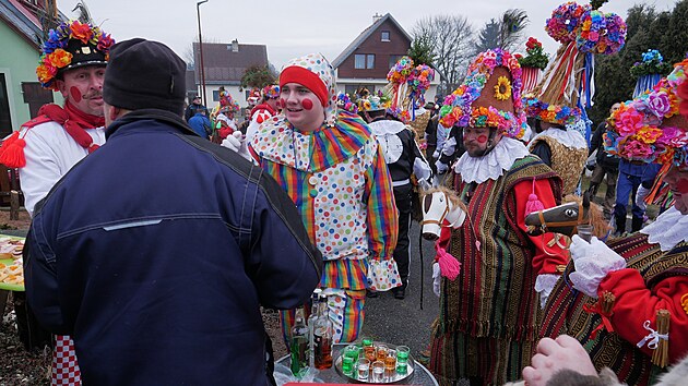 Oslavy masopustu se v obci Her�lec na Vyso�in� nesly ve velk�m stylu (15. �nora 2026)
