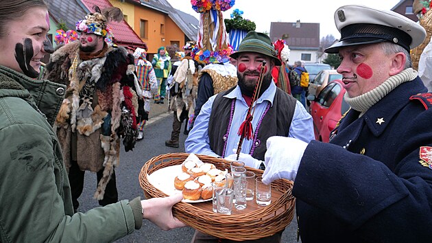 Oslavy masopustu se v obci Her�lec na Vyso�in� nesly ve velk�m stylu (15. �nora 2026)