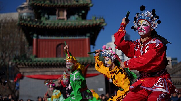 Oslavy nov�ho ��nsk�ho roku v Pekingu