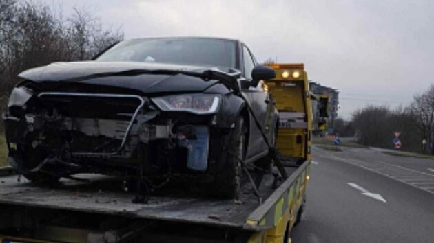 Fotografie z m�sta nehody syna herce Maro�e Kram�ra (2026)