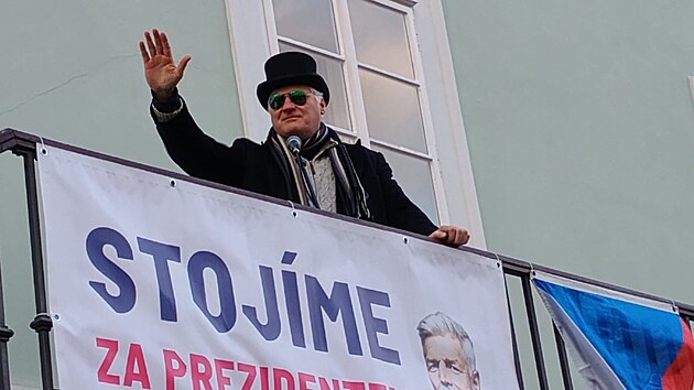 Jan Hábl jako Filip Turek p�i setkání v Novém M�st� nad Metují (15. února 2026)