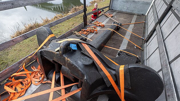 Kotva z posledn� �eskoslovensk� n�mo�n� lodi T�inec. (12. �nora 2026)