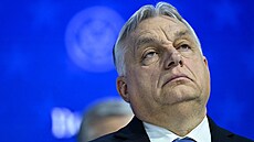 Hungary's Prime Minister Viktor Orban looks on as he attends the "Board of...