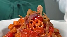 T�stoviny ve tvaru olympijského loga byly vyrobené v Itálii speciáln� pro ZOH...