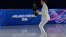 Jordan Cowan na ZOH Milán-Cortina 2026. Stal se prvním kameramanem v historii...