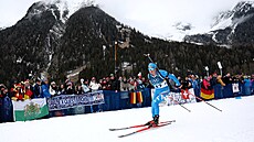 Italská biatlonistka Dorothea Wiererová na trati olympijských závod� v...