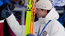 Sturla Holm Laegreid, bronzový medailista z olympijského individuálního závodu...