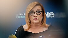 Tisková konference poslaneckého klubu ANO. Na snímku ministryn� financí Alena...