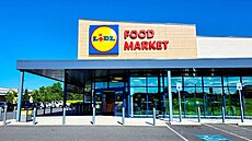 Prodejna supermarketu Lidl v New Yorku